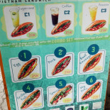 Sun's Banh Mi Cardápio