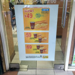 Subway Xiǎo Nán Mén Diàn Cardápio