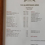 The Quarrymans Arms Cardápio