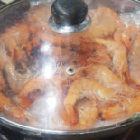 굴이랑새우랑 Comida