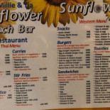Sunflower Beach Cardápio