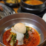달맞이숯불갈비 Comida