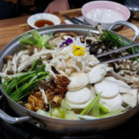 들국화숯불촌 Comida
