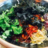 노란칼국수 Comida