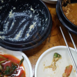 명동보리밥 Comida