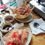 굴이랑새우랑 Comida