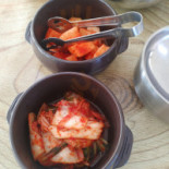 굴칼국수 Comida