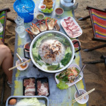 ร้านต้นประดู่ หมูกะทะ หาดทรายชุกโดน food