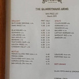 The Quarrymans Arms Cardápio