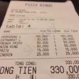 Bingo Pizza Cardápio