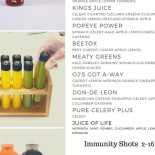 Juicelation Cardápio