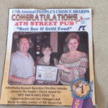 Fourth Street Pub Cardápio