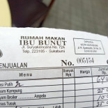 Rumah Makan Ibu Bunut Cardápio