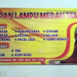 Lalapan Lampu Merah menu