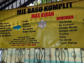 Mie Baso Mas Kiran
