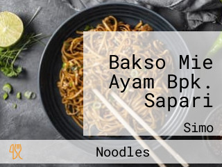 Bakso Mie Ayam Bpk. Sapari
