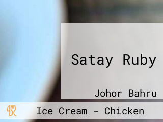 Satay Ruby