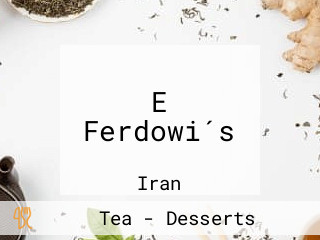 E Ferdowi´s